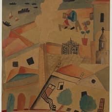 Cícero Dias, Vista do porto com Pão de Açucar (Déc 1920)