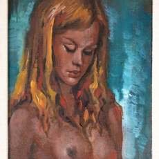 Guido Aloise, Nude Of Woman (1970) by Aloïse