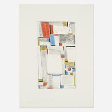 Fritz Glarner, Color Drawing for Relational Painting (1963)