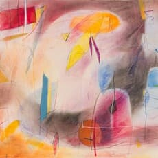 Emmi Whitehorse, Untitled (Pink and Yellow) (1980s)