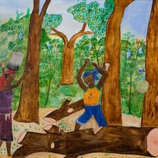 Sénèque Obin, Woodcutters (1950-1960)
