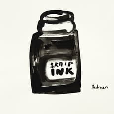 Etel Adnan, Ink (ca. 1990) by Etel Adnan