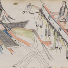 Attributed to Arapaho Artist B, Henderson Ledger Book
