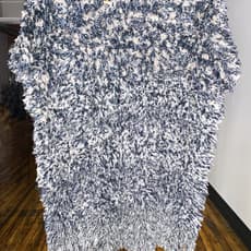 Liz Collins (American), Selvedge Fur Throw (2020)