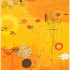 Emmi Whitehorse, Seedpods Floating on Water (2022)