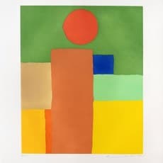 Etel Adnan, Equilibre (2018)