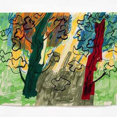 Etel Adnan, Automne (2017) by Etel Adnan
