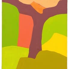 Etel Adnan, Untitled (2018)