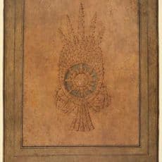 Drawing of the Chelengk jewel awarded to Admiral Lord Nelson