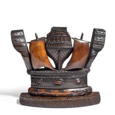 A commemorative naval crown from Victory copper and oak
