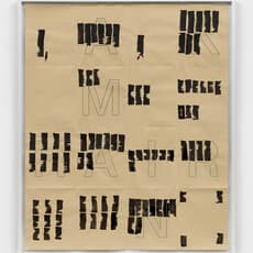 Simon Starling and Giorgio Griffa