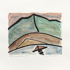 Etel Adnan, Montagne III (2015)