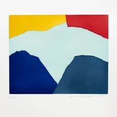 Etel Adnan, Chemin (2021) by Etel Adnan