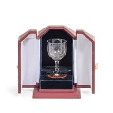 Admiral Viscount Nelson’s wine glass commemorating the Battle of Copenhagen, 1801