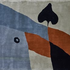 After Hans Arp and Modern Masters Tapestries, Wall-hanging tapestry, "Ace of Spades" (1970s)