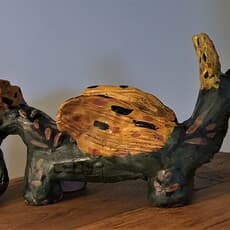 Baya, Mystical animal (ca. 1948) by Baya