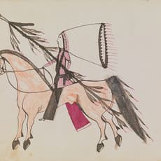 attributed to Oliver Good Shield (Oliver Newton, b.1868), Lakota