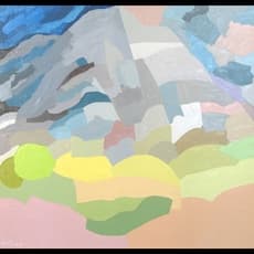 Etel Adnan, Mount Tamalpais (1985)