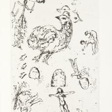 Marc Chagall, Lettre a Marc Chagall V (1969) by Marc Chagall