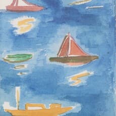 Etel Adnan, Untitled (2001)