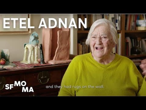 Etel Adnan on art and urgency