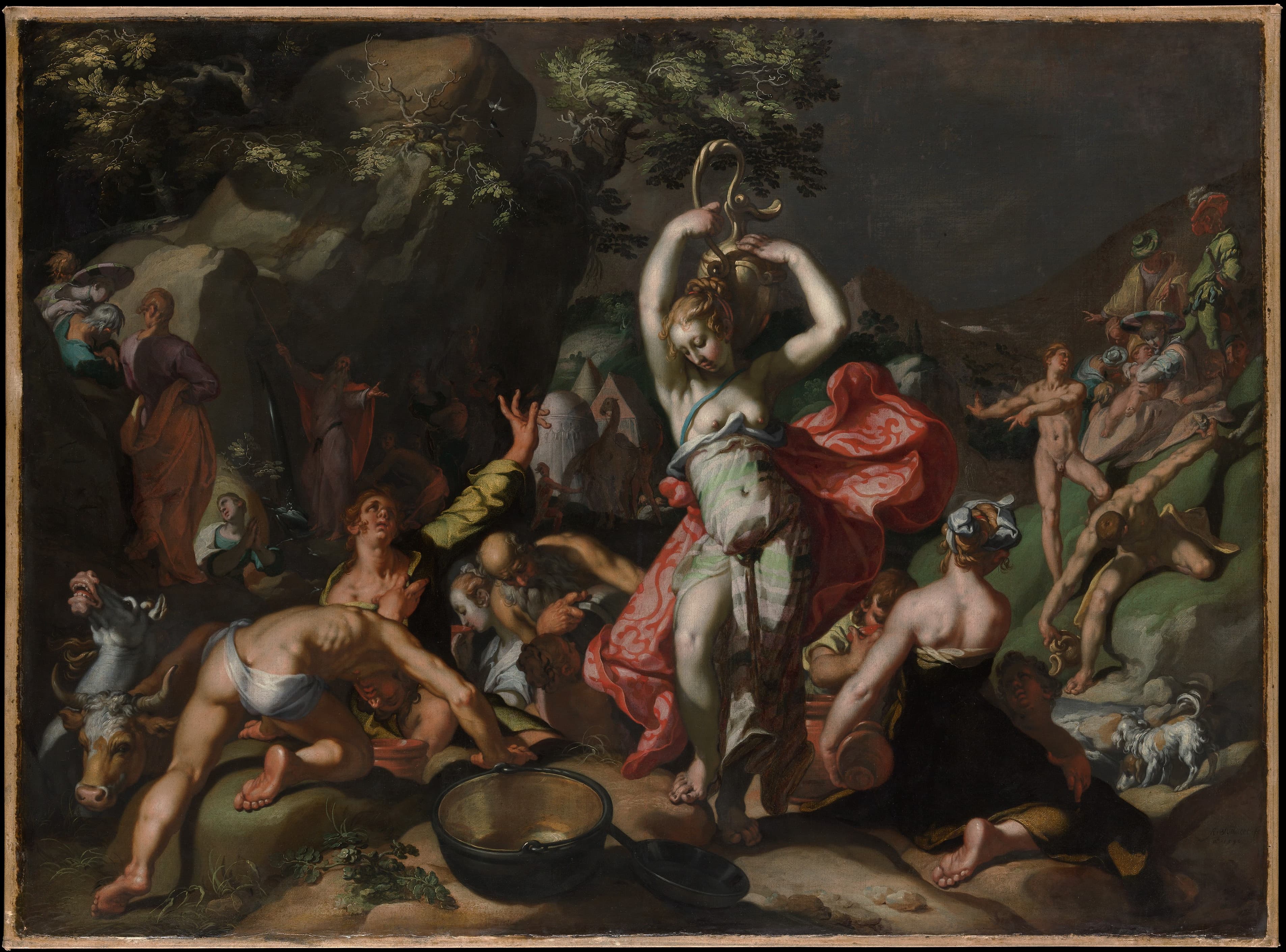 Moses Striking the Rock